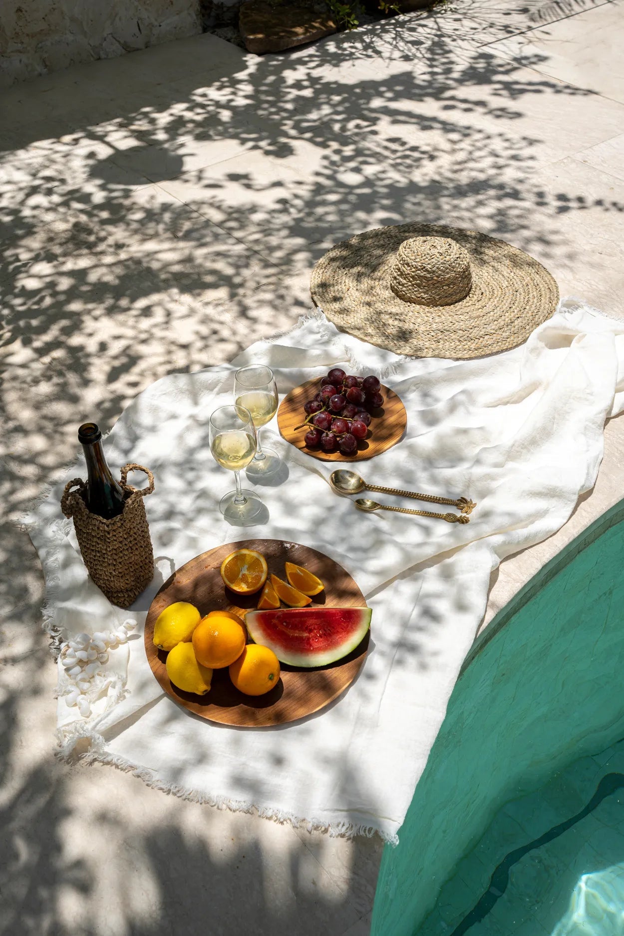 The Linen Tablecloth - White - 150x250