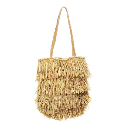 The Raffia Bahamas Tote - Natural