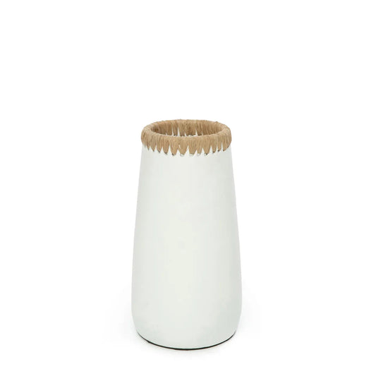 The Sneaky Vase - White Natural - M