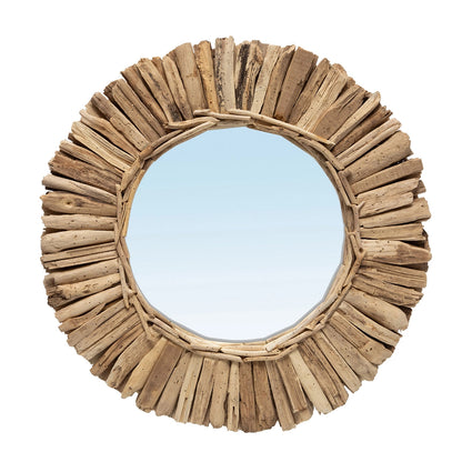 Espejo con corona The Driftwood - Natural - M