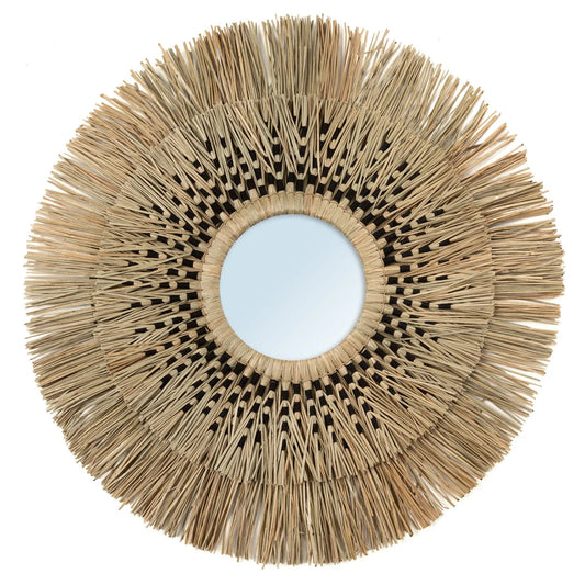 The Havana Mirror - Natural Black - L