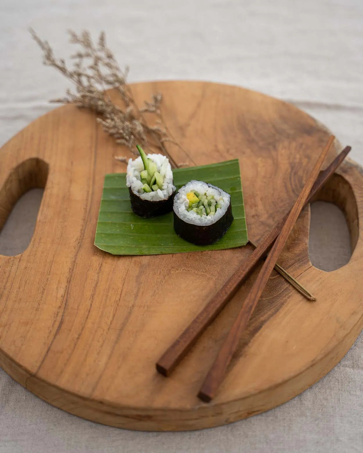 The Teak Root Tray - Natural - M