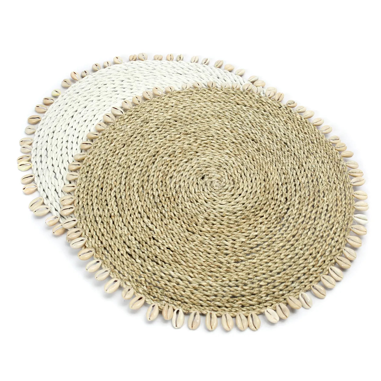 The Seagrass Shell Placemat - White