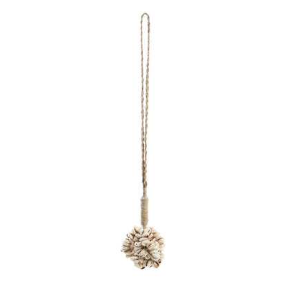 The Door Shell Cowrie Tassel - Natural