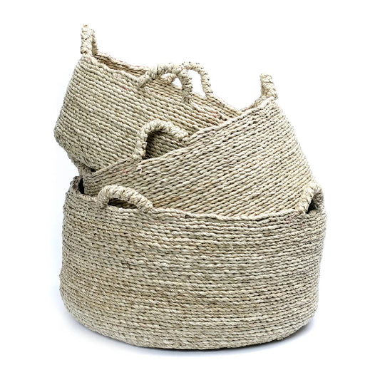 Les Quatre Mains Baskets - Natural - Set of 3