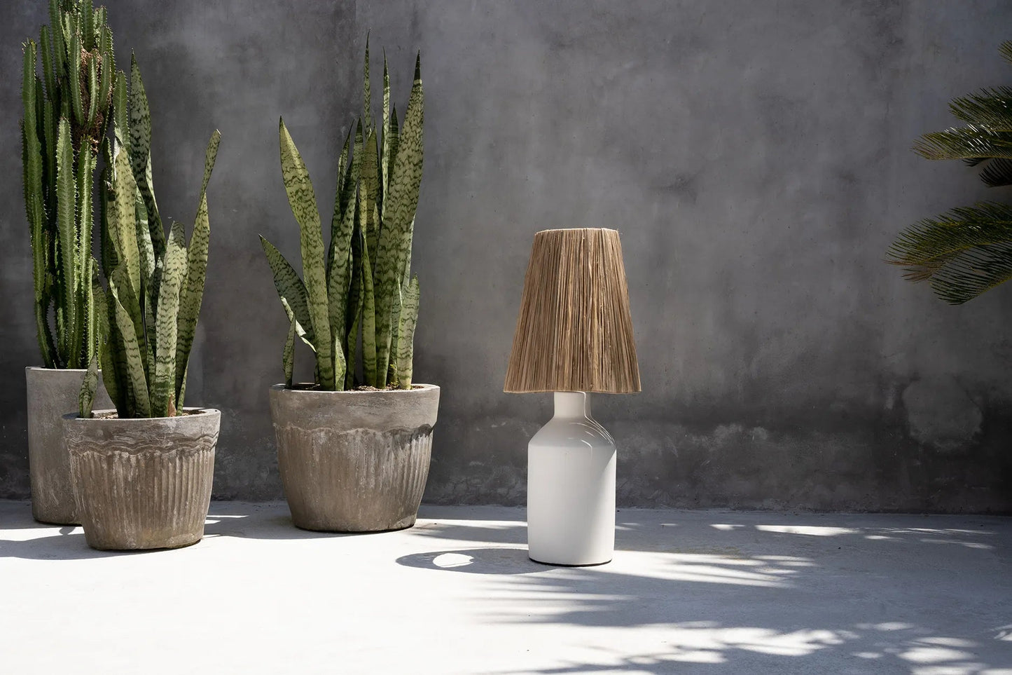 The Bedouin Table Lamp - White Natural