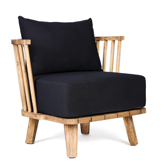 The Malawi One Seater - Natural Black