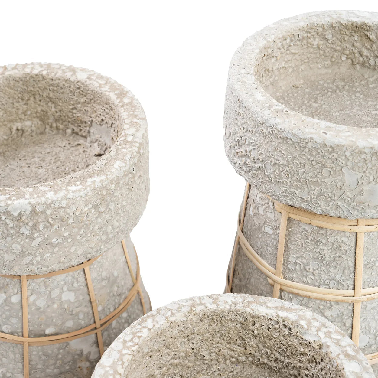 The Serene Candle Holder - Concrete Natural - L