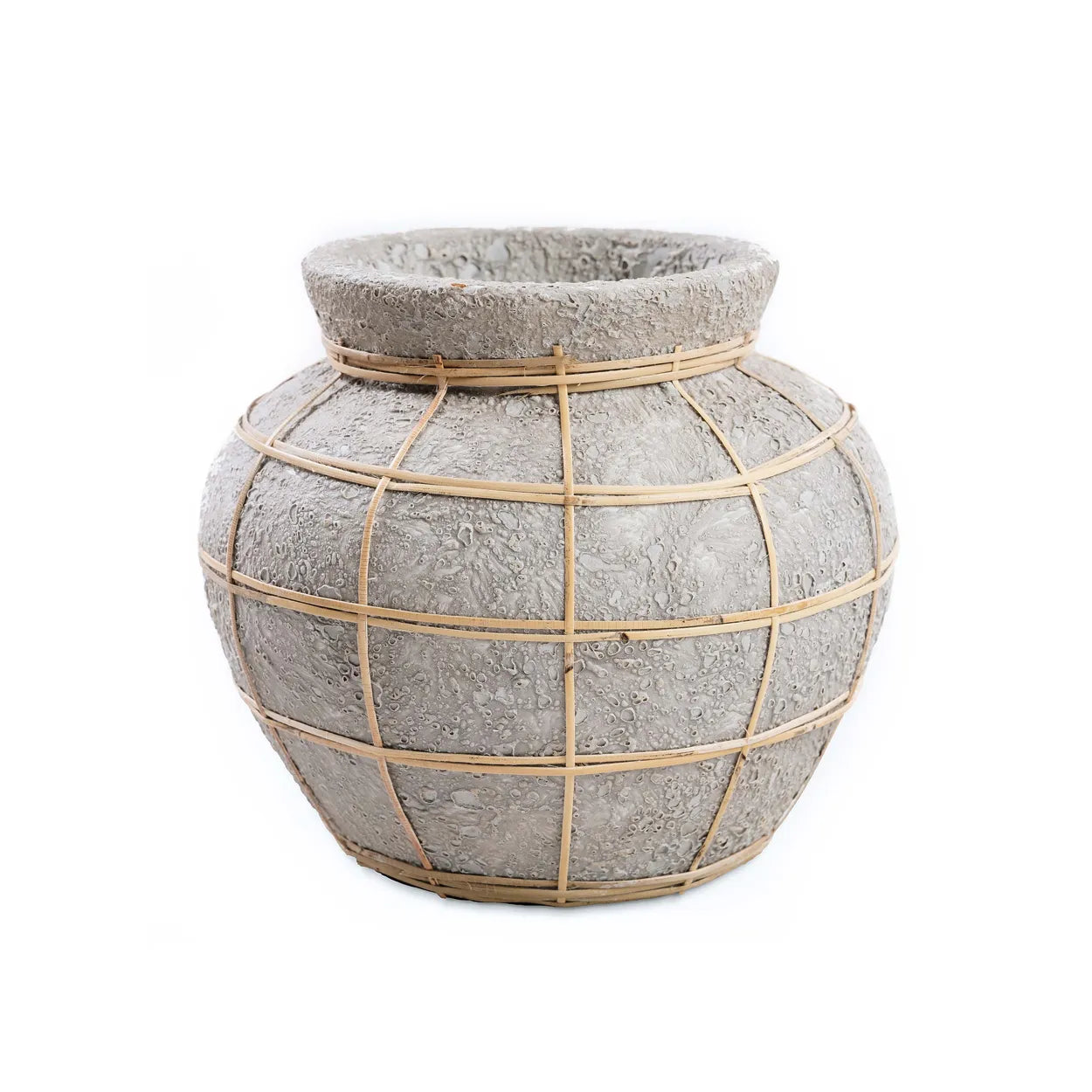 The Belly Vase - Concrete Natural - M