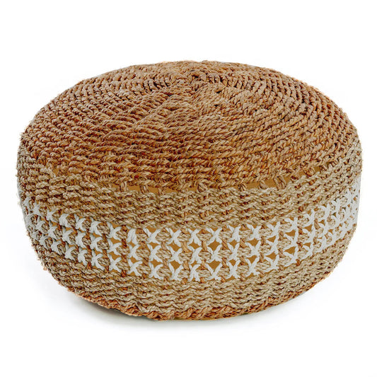 The Macrame Pouf