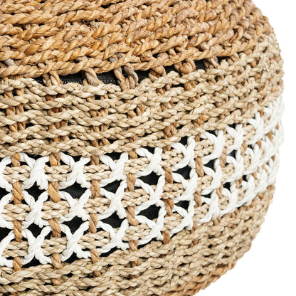 The Macrame Pouf