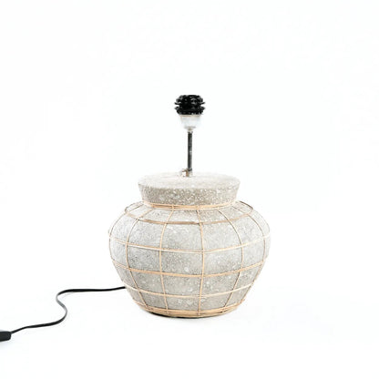 The Kythira Table Lamp - Natural Concrete