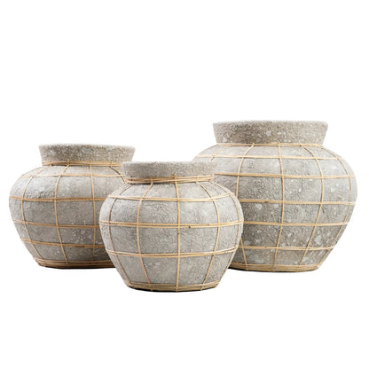 The Belly Vase - Concrete Natural - S