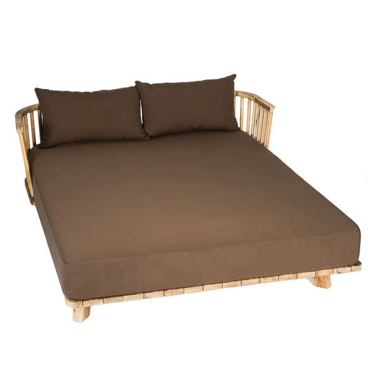 The Double Malawi Daybed - Natural Chocolate