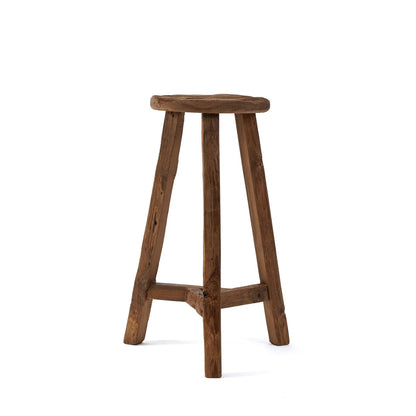 The Kabuki Bar Stool - Natural - Low