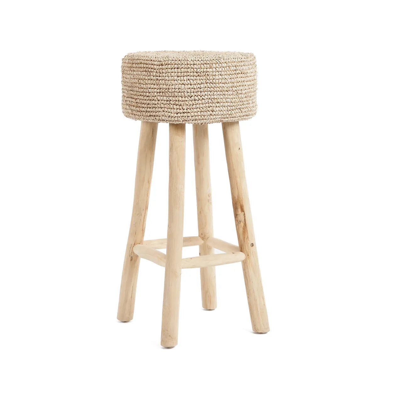 The Raffia Bar Stool