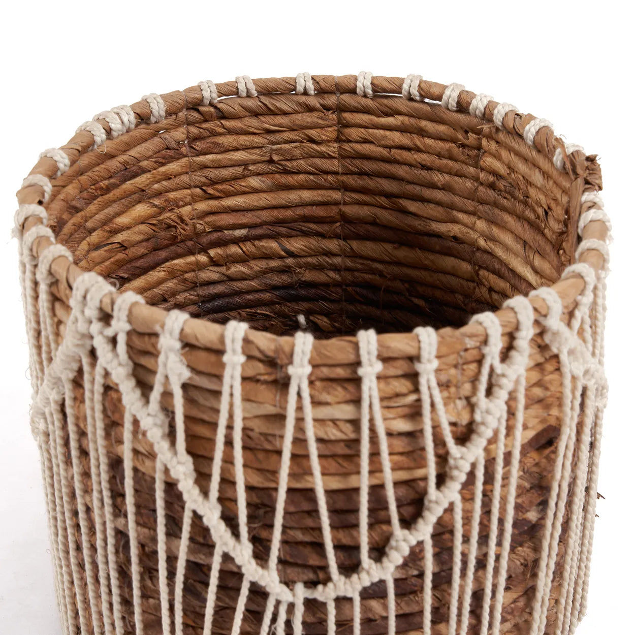 The Macra-mazing Basket - Natural White - L