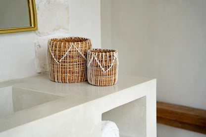 The Macra-mazing Basket - Natural White - L