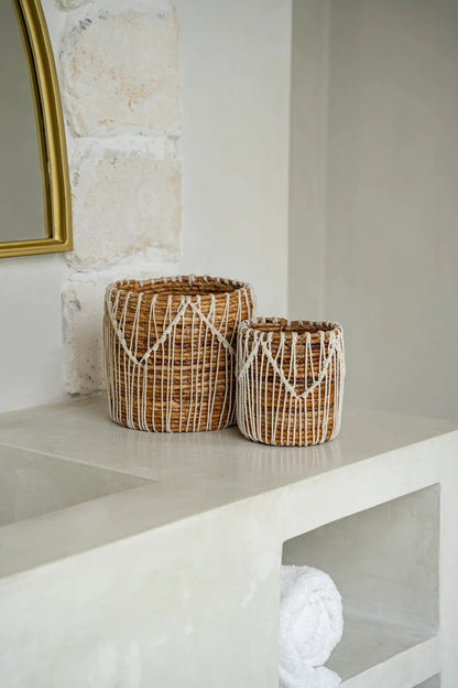 The Macra-mazing Basket - Natural White - L