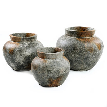 The Funky Vase - Antique Grey - S