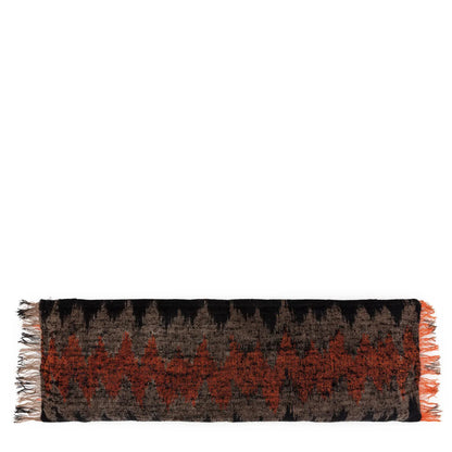 Funda de cojín The Oh My Gee - Negro Naranja - 35x100