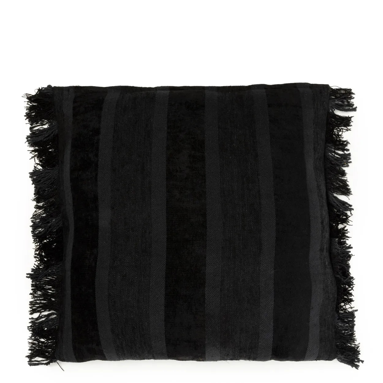 Funda de cojín The Oh My Gee - Terciopelo negro - 60x60