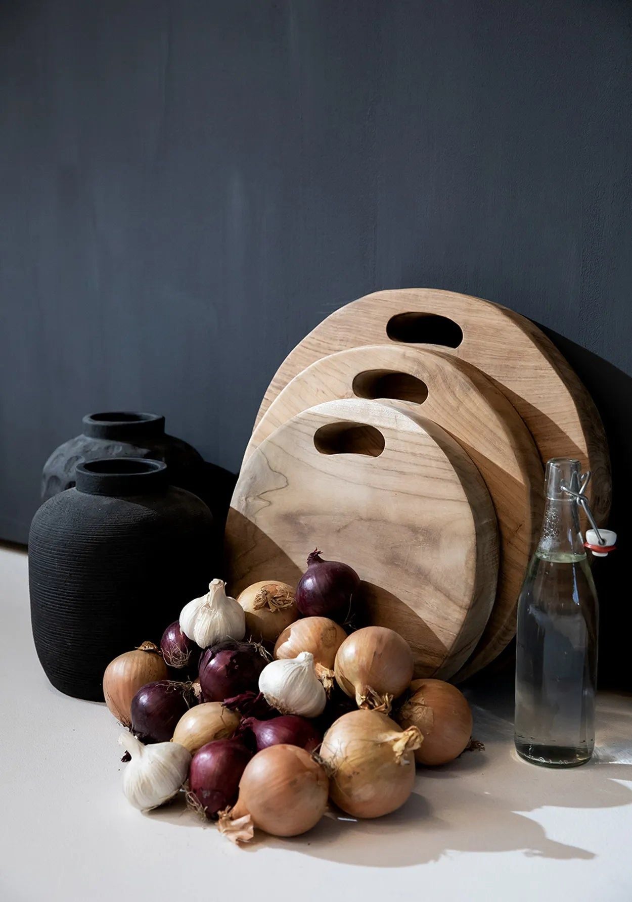 The Teak Root Tray - Natural - S