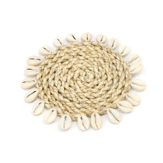 Posavasos de conchas de algas marinas - Natural