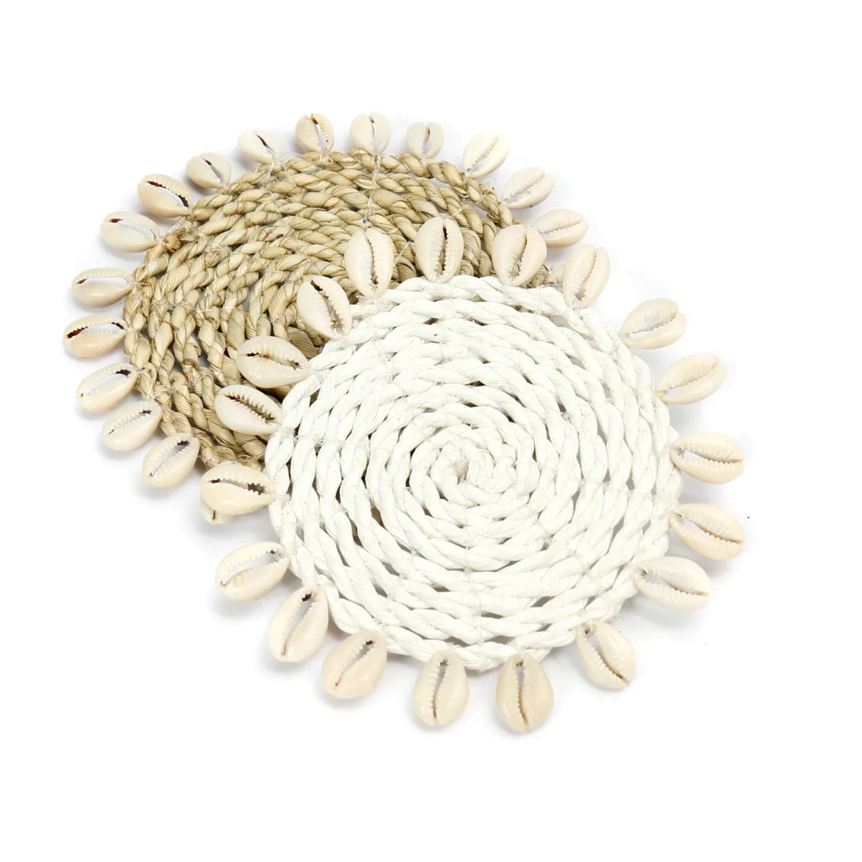 Posavasos de conchas de algas marinas - Natural