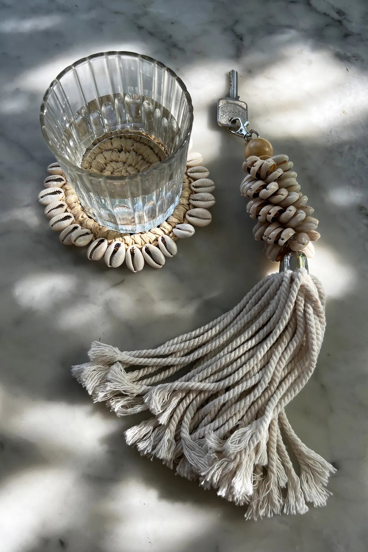 Posavasos The Raffia Shell - Natural