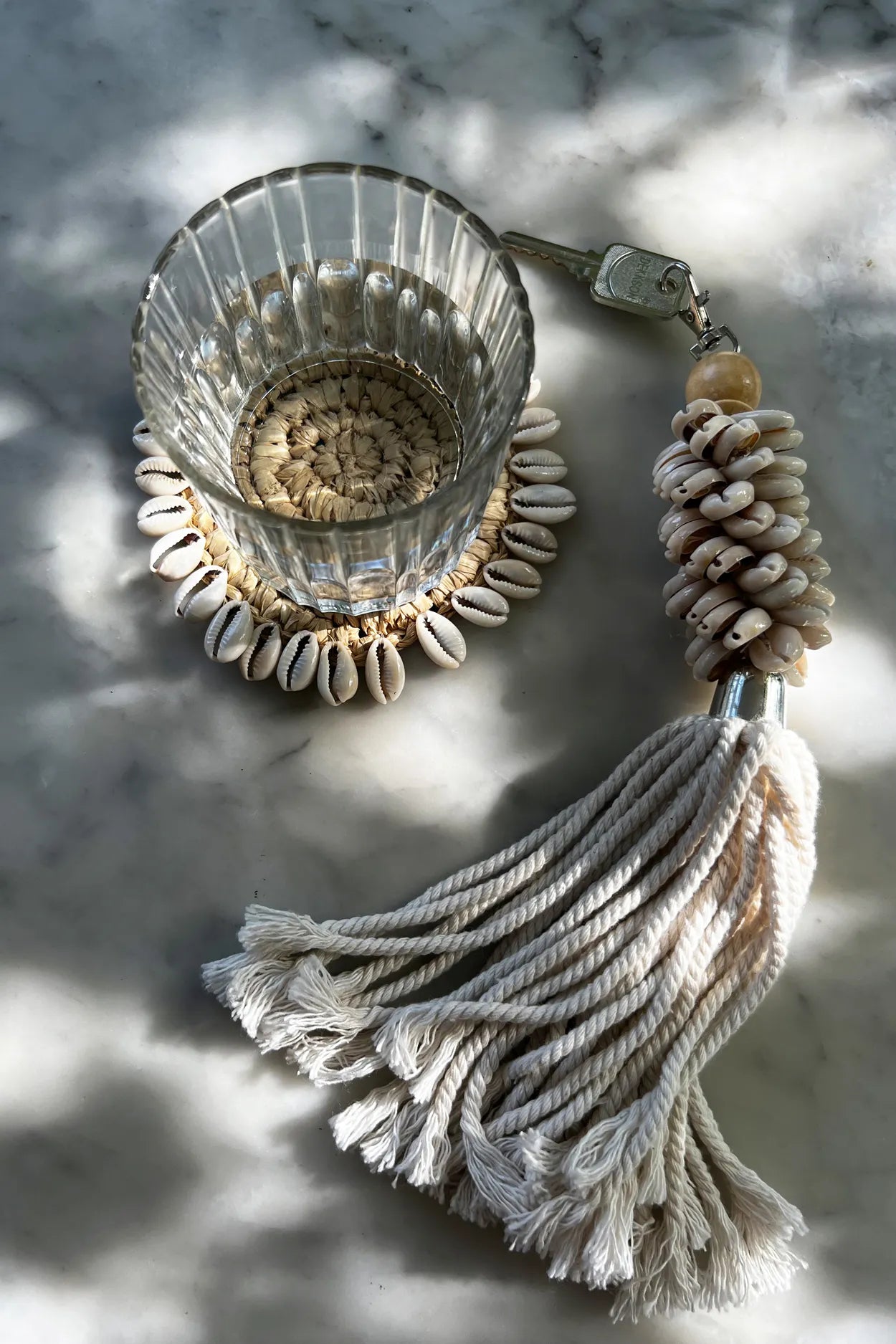 Posavasos The Raffia Shell - Natural