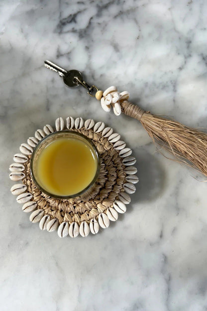 Posavasos The Raffia Shell - Natural