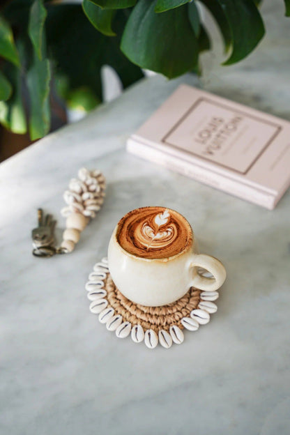 Posavasos The Raffia Shell - Natural