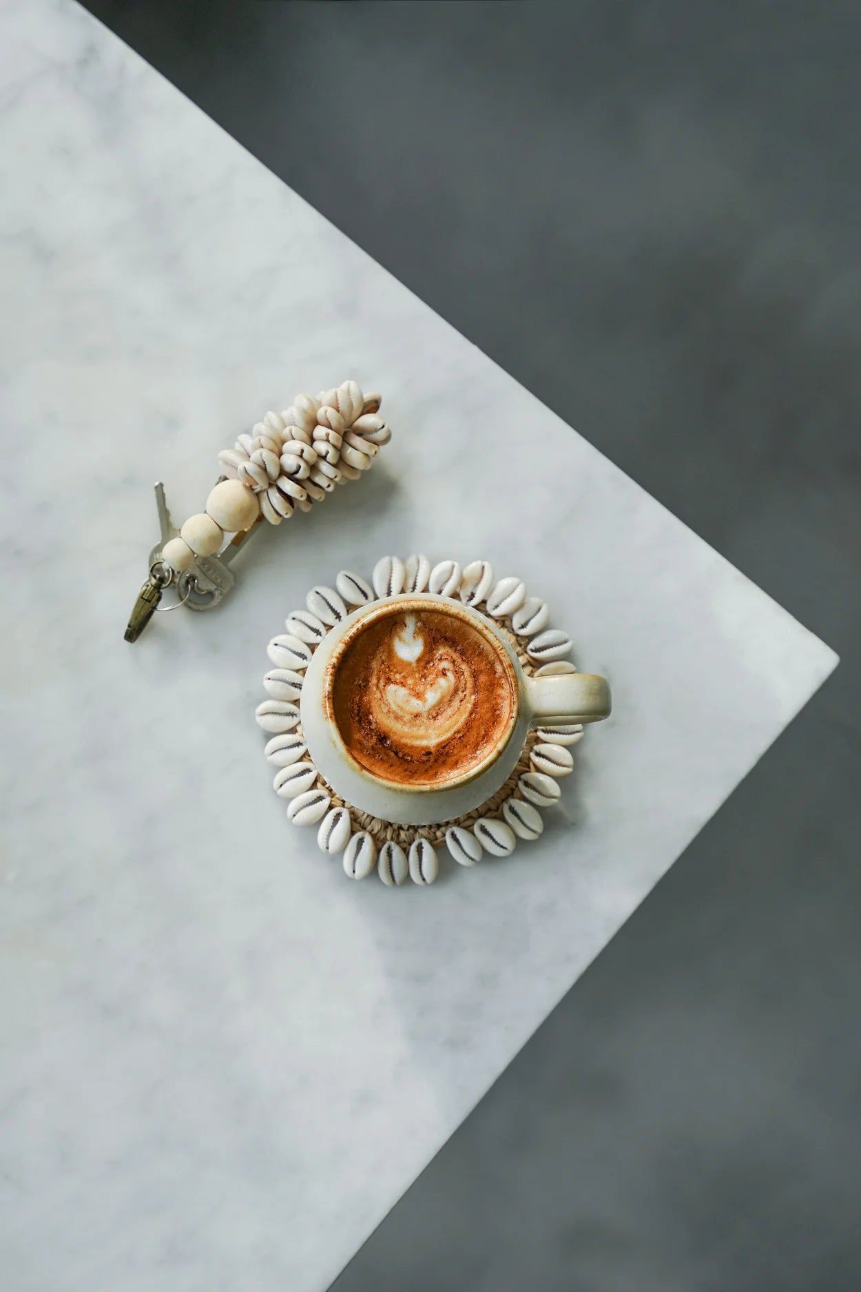 Posavasos The Raffia Shell - Natural