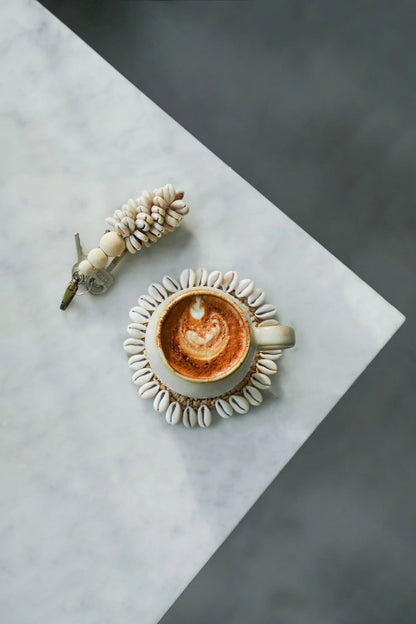 Posavasos The Raffia Shell - Natural
