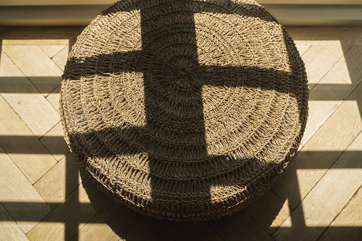 The Seagrass Pouf - Natural - M