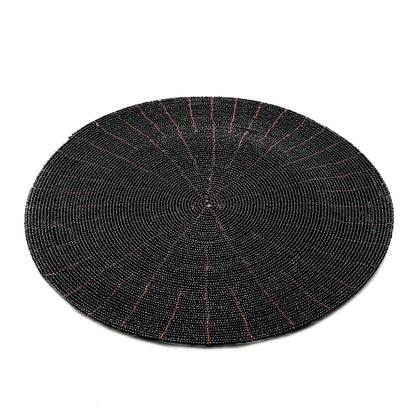 The Beaded Placemat - Black