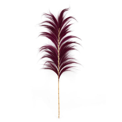 The Stunning Leaf - Burgundy - Set of 6