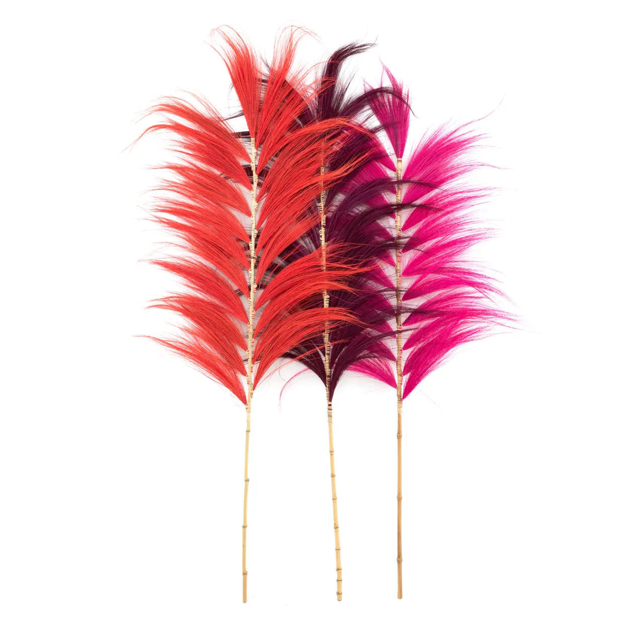 The Stunning Leaf - Burgundy - Set of 6