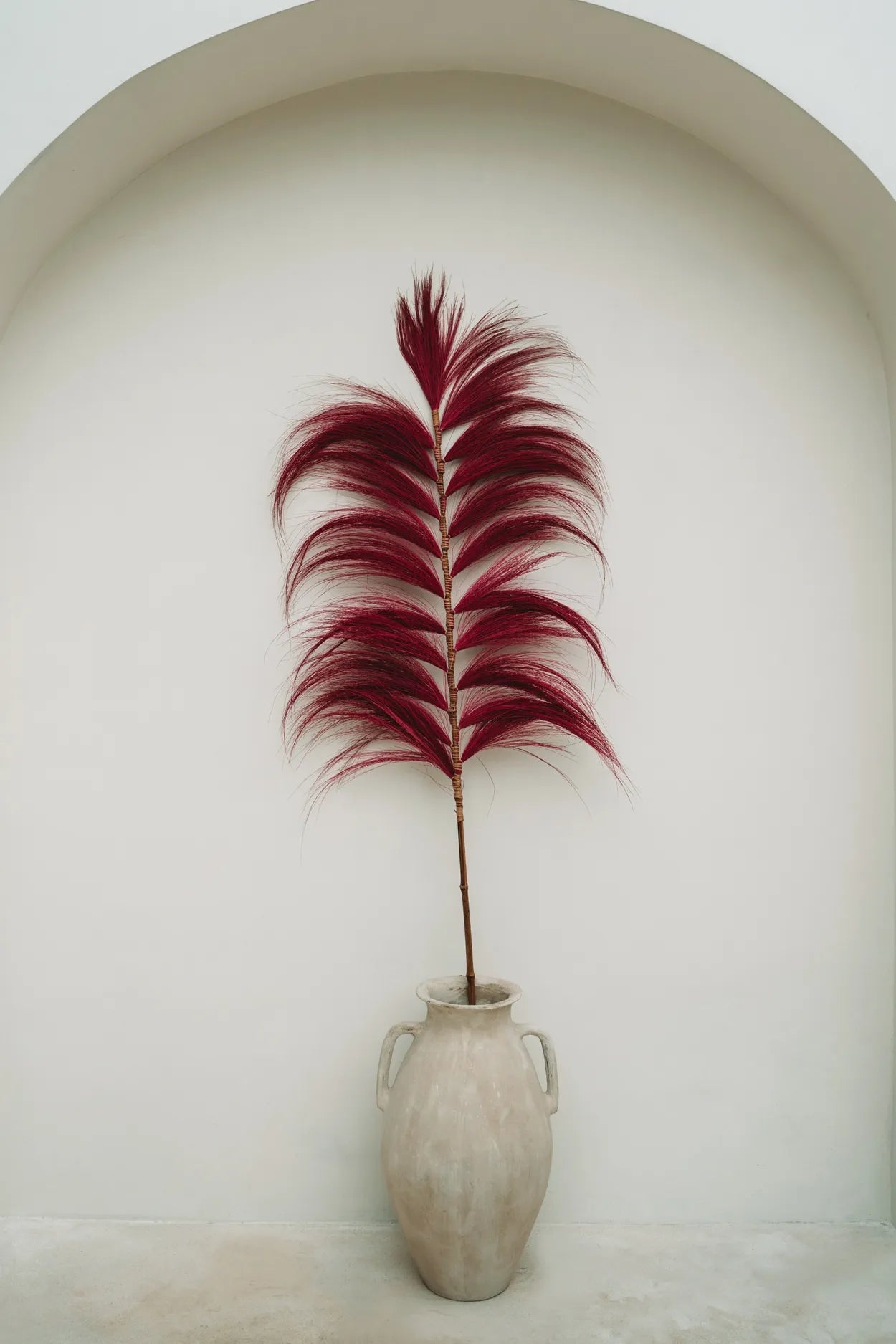 The Stunning Leaf - Burgundy - Set of 6