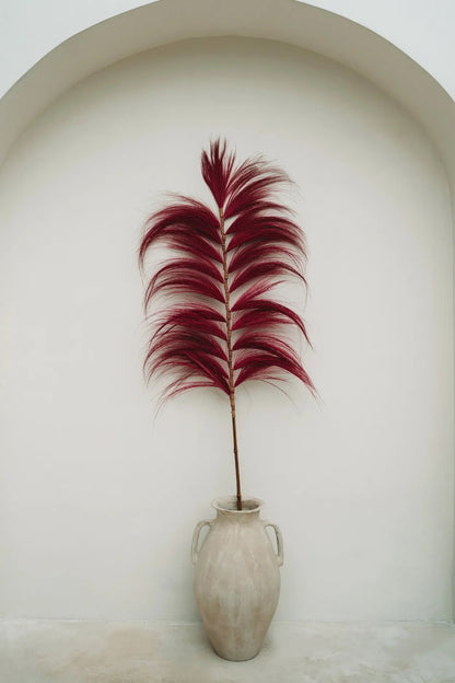 The Stunning Leaf - Burgundy - Set of 6