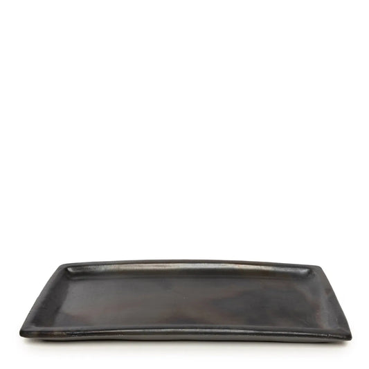 The Burned Sushi Plate - Black - L