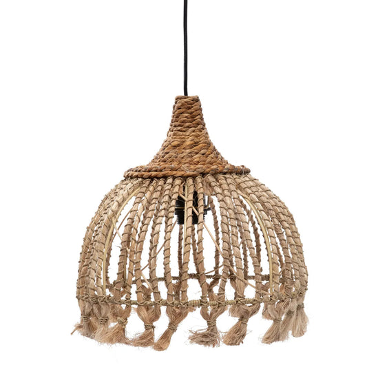 Colgante Borla Abaca - Natural - S