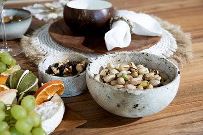 The Teak Root Round Plate - M