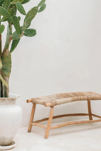 The Porto Seagrass Bench - Natural - L