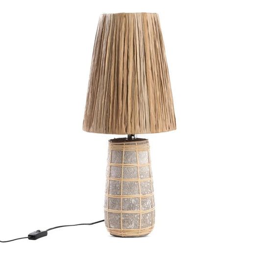 The Naxos Table Lamp - Concrete Natural