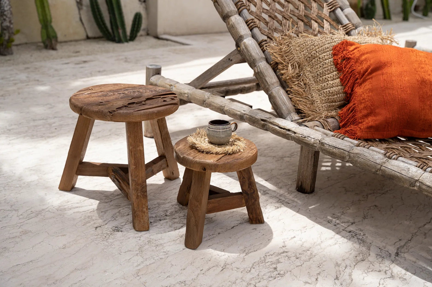 The Yatai Stool - Natural - L