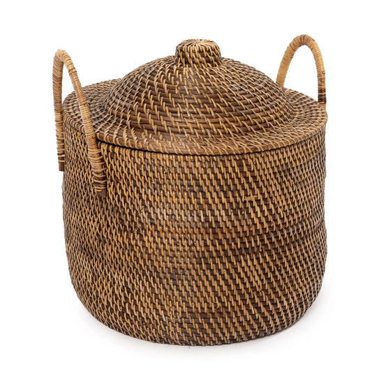 The Colonial Handles Basket - Natural Brown