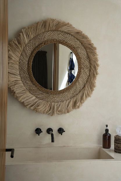 The Capri Mirror - Natural - L