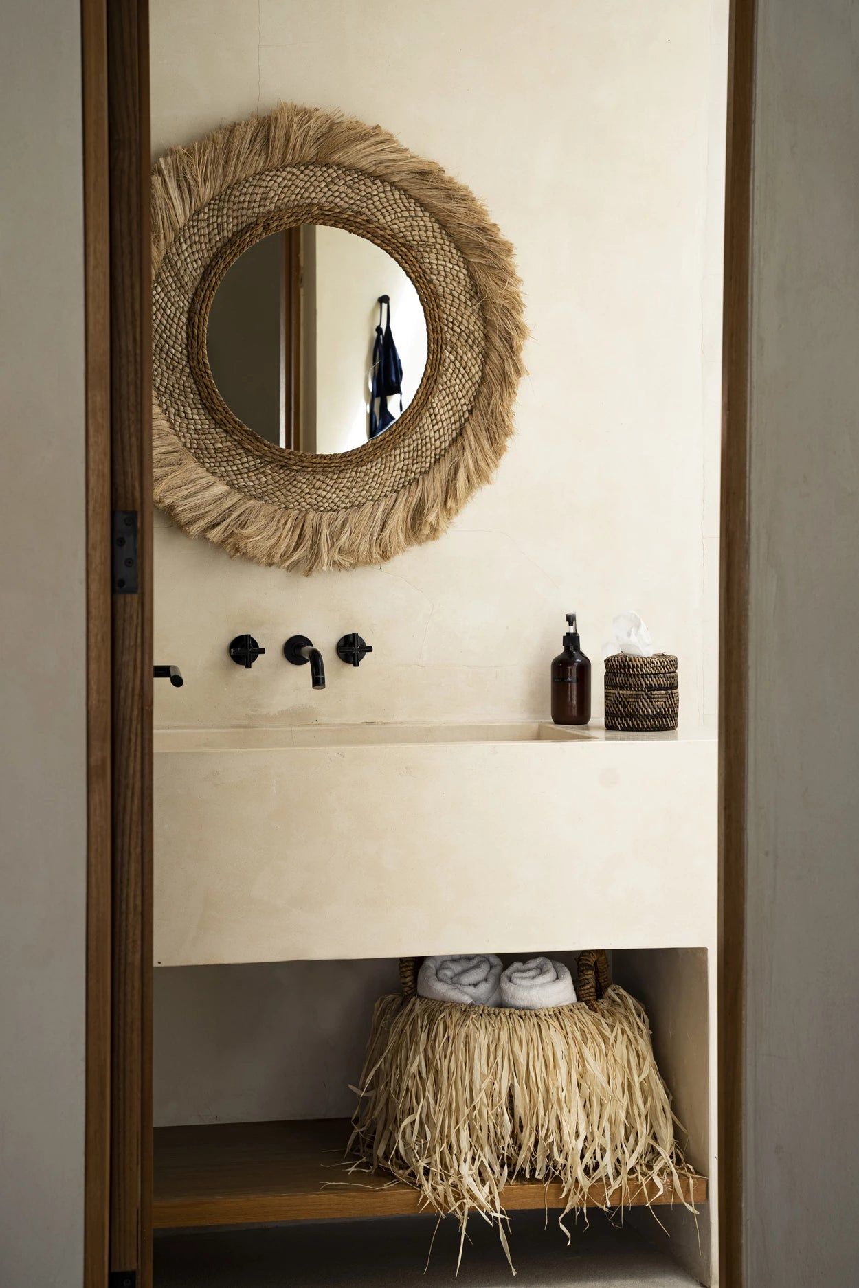 The Capri Mirror - Natural - L